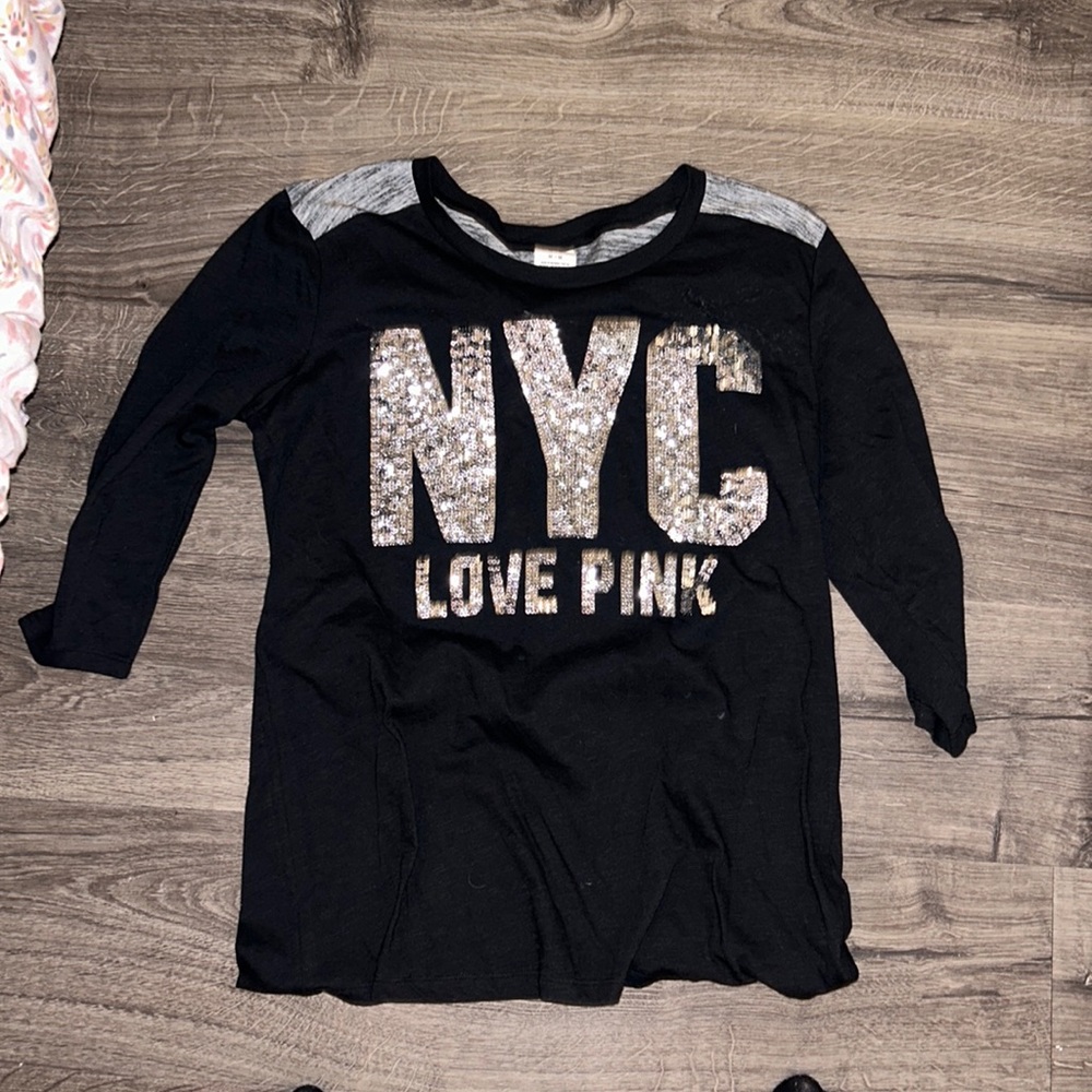 NYC Pink sparkly top